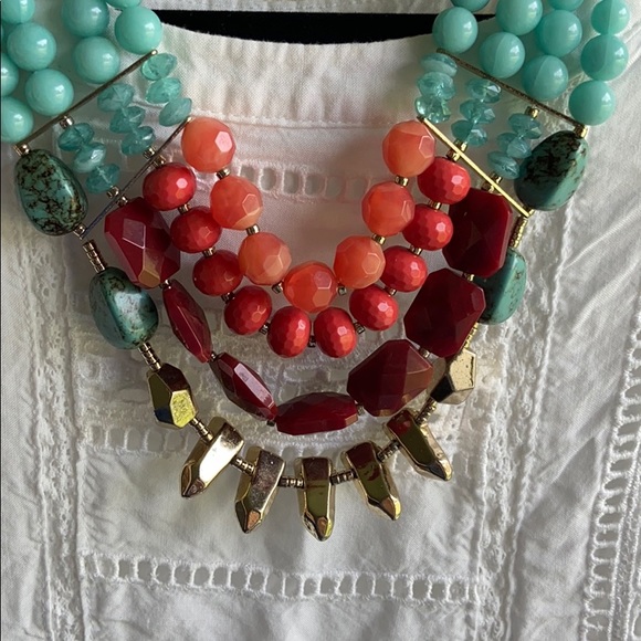 ✖️SOLD✖️ Anthro Statement Necklace - Picture 3 of 3